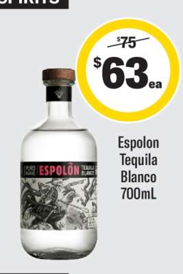 Espolon Tequila Blanco 700mL