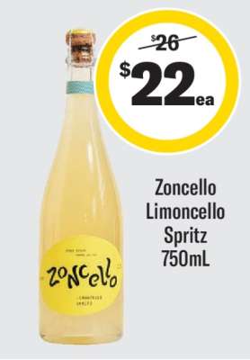 Zoncello Limoncello Spritz