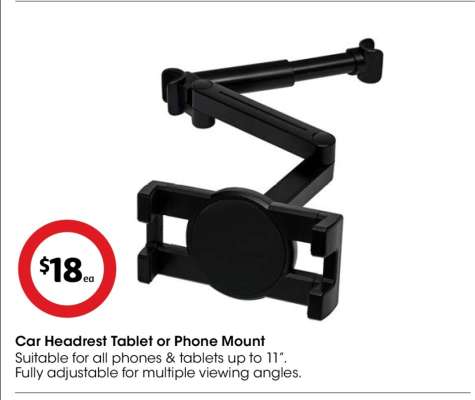 Car Headrest Tablet or Phone Mount