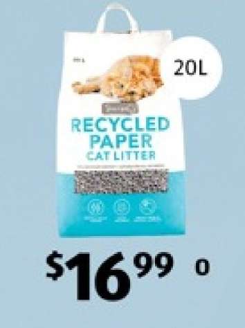 Recycled Paper Cat Litter