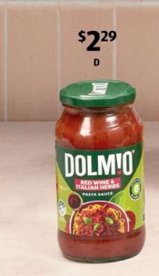 Dolmio Red Wine & Italian Herbs Pasta Sauce
