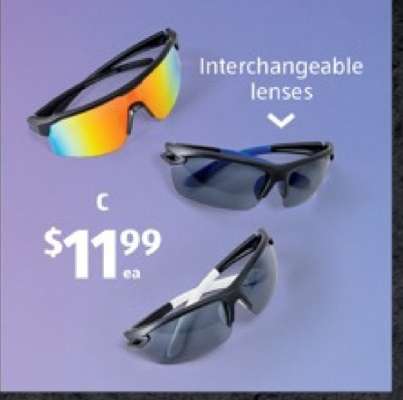 Interchangeable lenses sunglasses