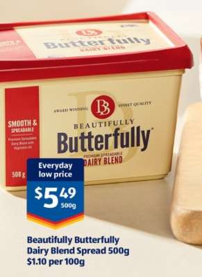 Beautifully Butterfully Dairy Blend Spread 500g