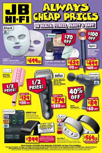 JB Hi-Fi Catalogue - 2 Apr 2026 - 15 Apr 2026.