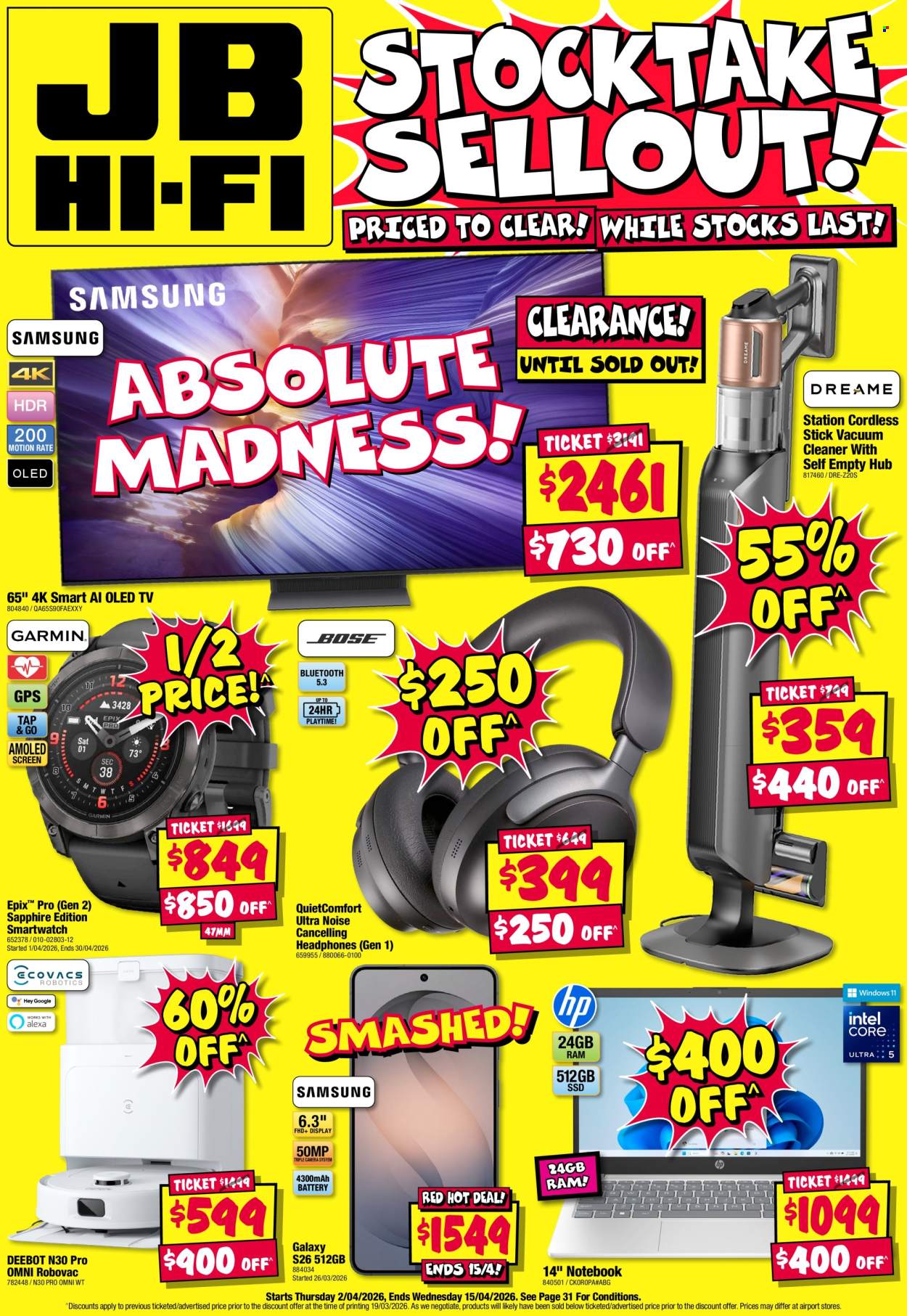 JB Hi-Fi catalogue - 2 Apr 2026 - 15 Apr 2026. Page 1