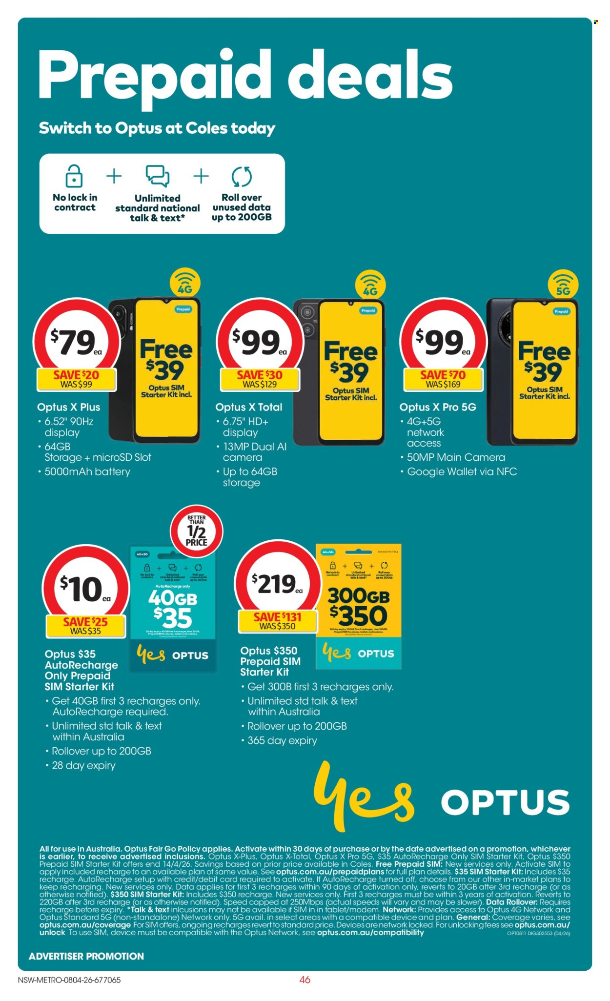 Coles catalogue - 8 Apr 2026 - 14 Apr 2026. Page 46