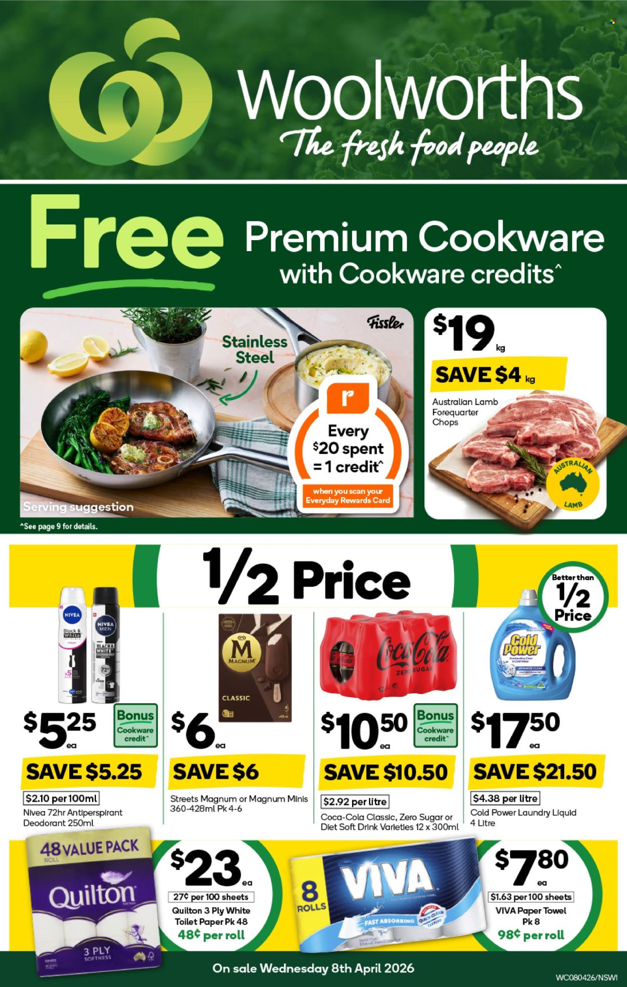 Woolworths catalogue - 8 Apr 2026 - 14 Apr 2026. Page 1
