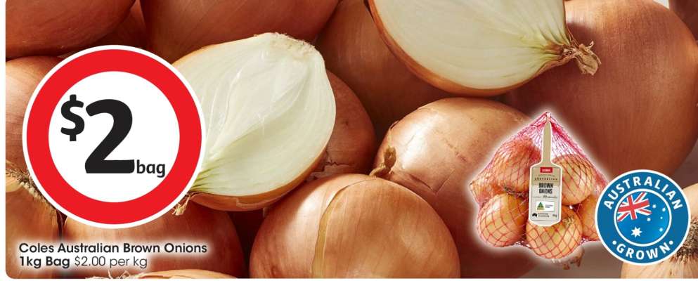 Coles Australian Brown Onions