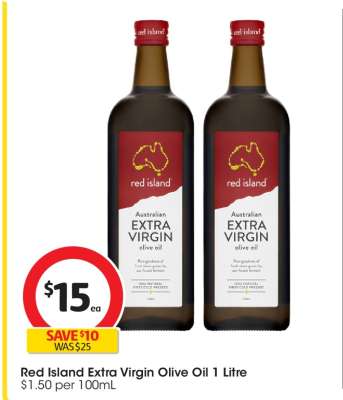 Red Island Extra Virgin Olive Oil 1 Litre
