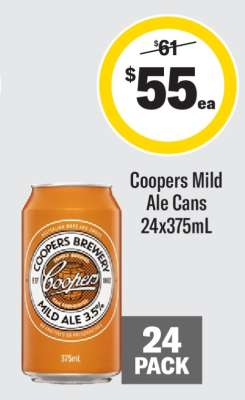 Coopers Mild Ale Cans