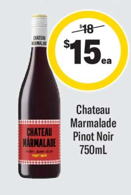 Chateau Marmalade Pinot Noir 750mL