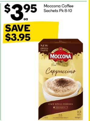 Moccona Coffee Sachets Pk 8-10