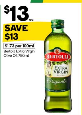 Bertolli Extra Virgin Olive Oil 750ml