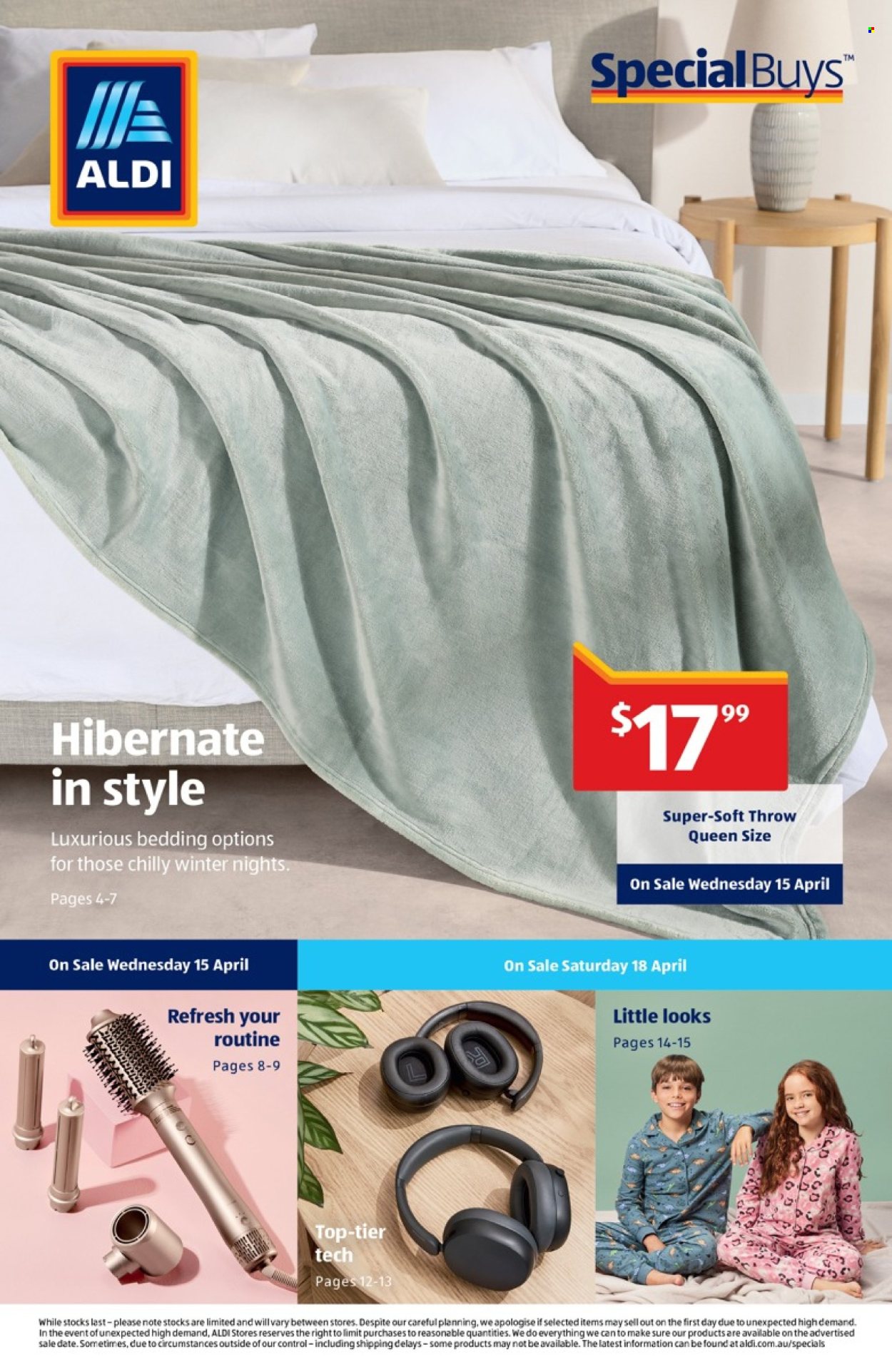 ALDI catalogue - 15 Apr 2026 - 21 Apr 2026. Page 1