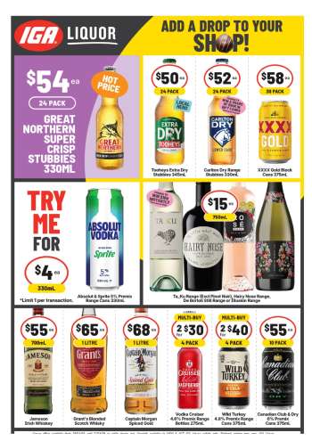 thumbnail - IGA LIQUOR catalogue
