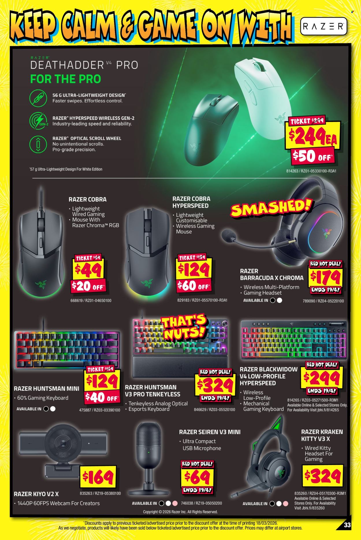 JB Hi-Fi catalogue - 30 Mar 2026 - 19 Apr 2026. Page 33