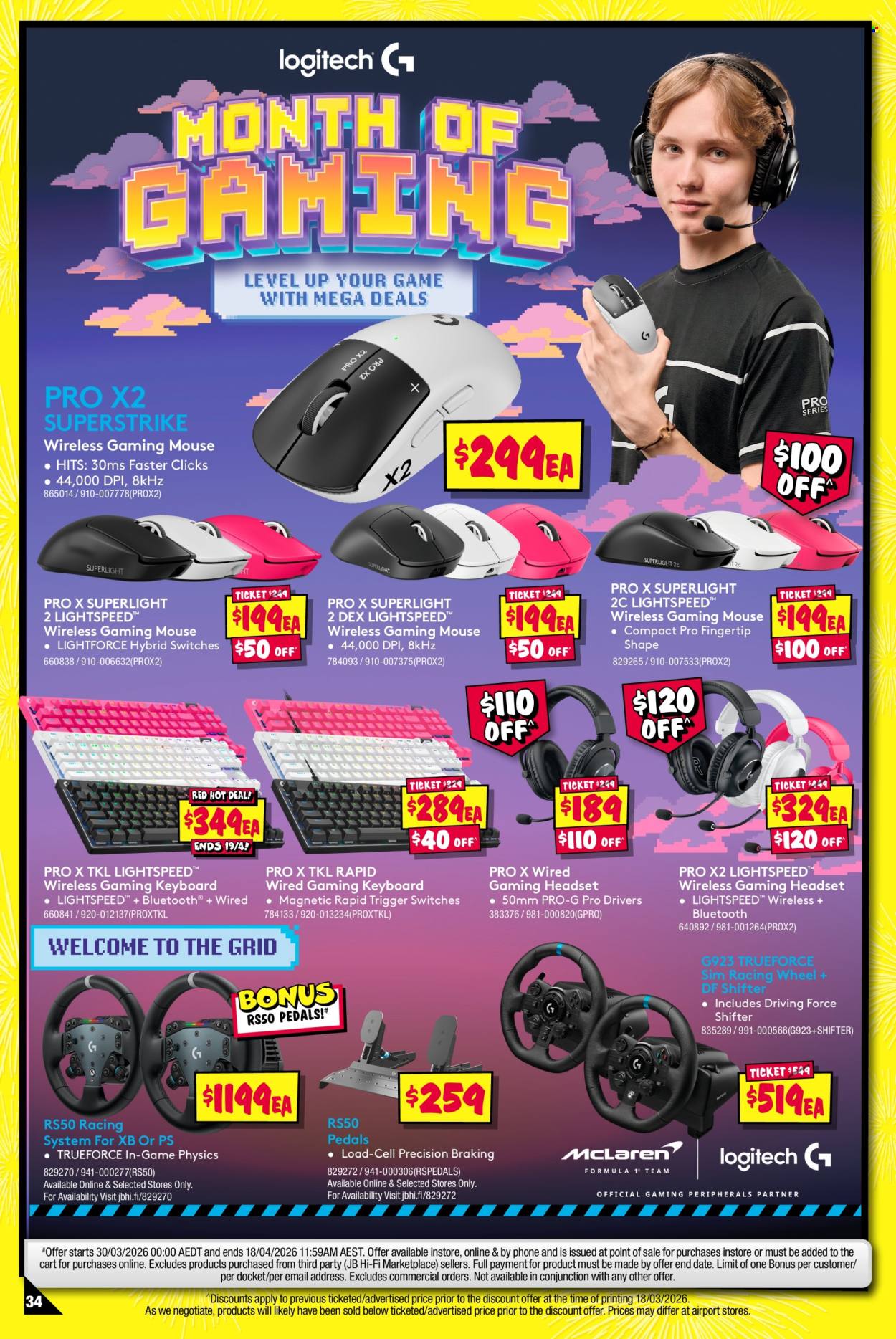 JB Hi-Fi catalogue - 30 Mar 2026 - 19 Apr 2026. Page 34