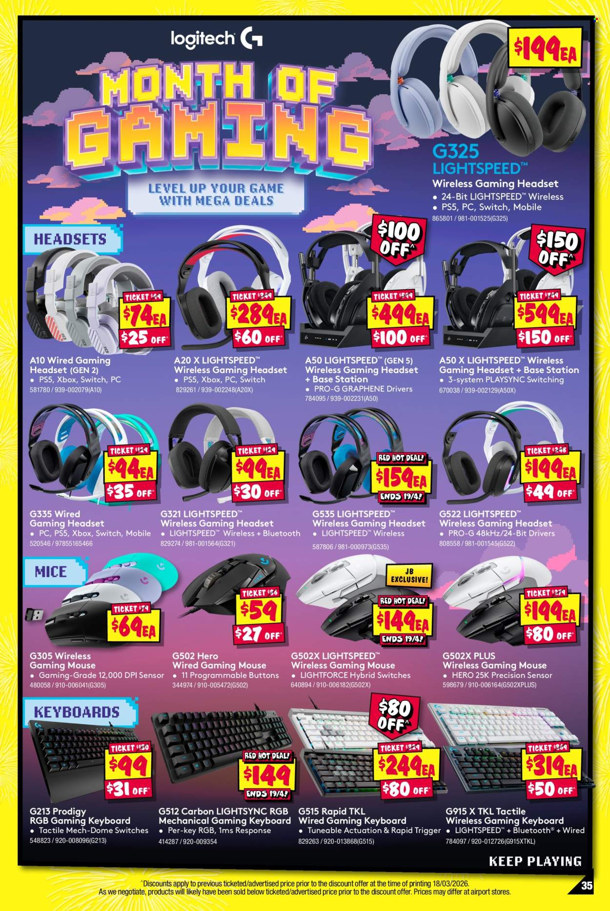 JB Hi-Fi catalogue - 30 Mar 2026 - 19 Apr 2026. Page 35