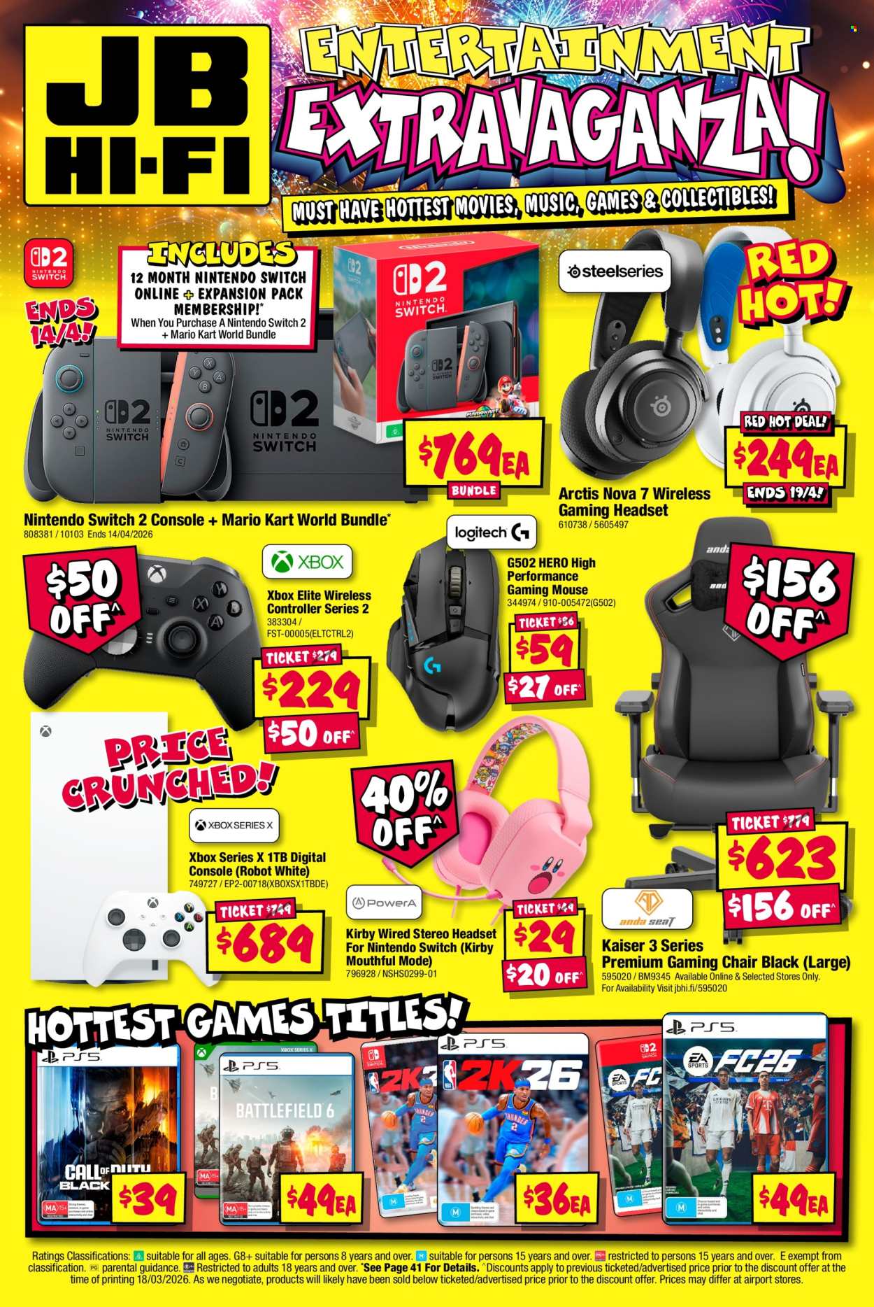 JB Hi-Fi catalogue - 30 Mar 2026 - 19 Apr 2026. Page 44