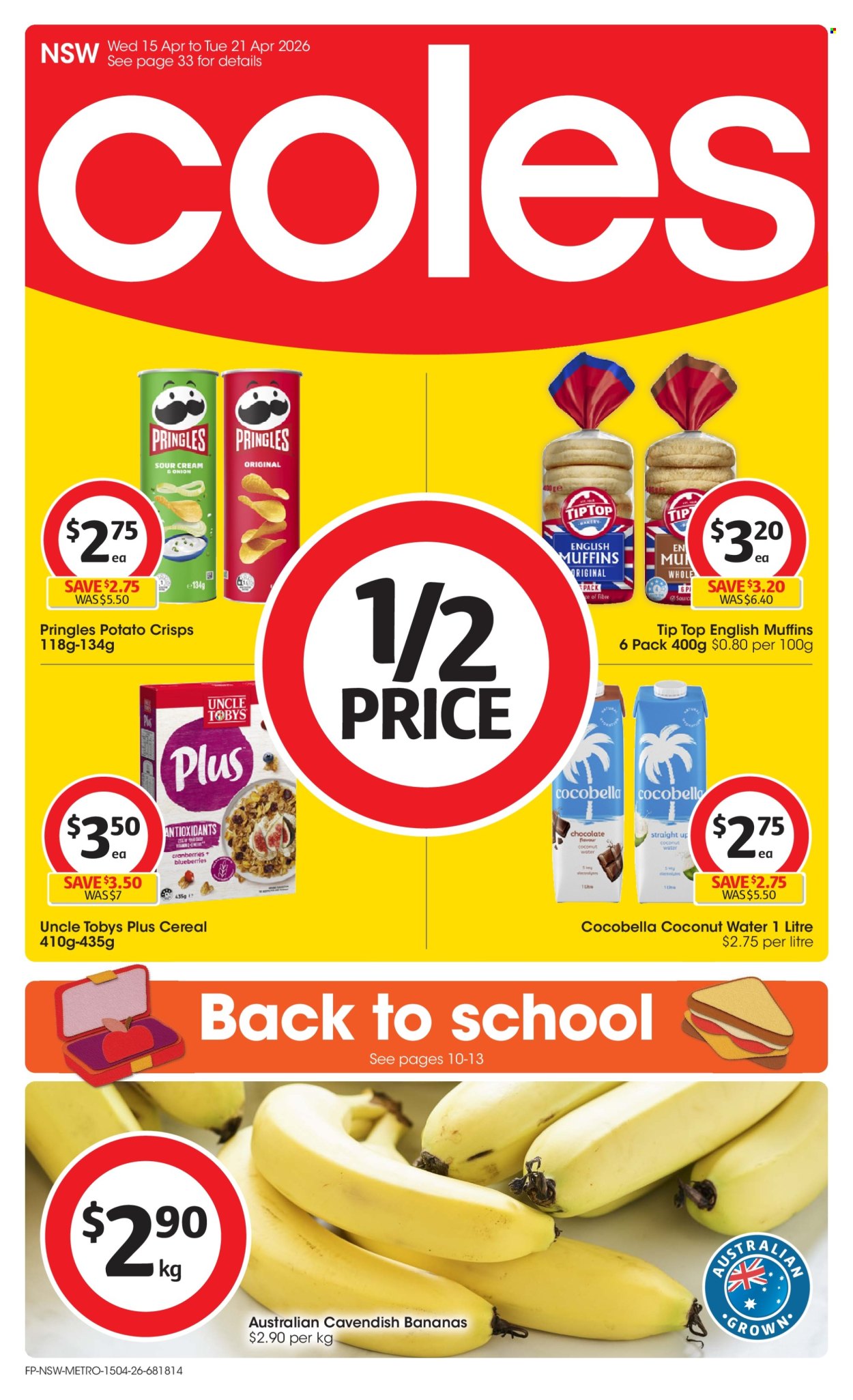 Coles catalogue - 15 Apr 2026 - 21 Apr 2026. Page 1