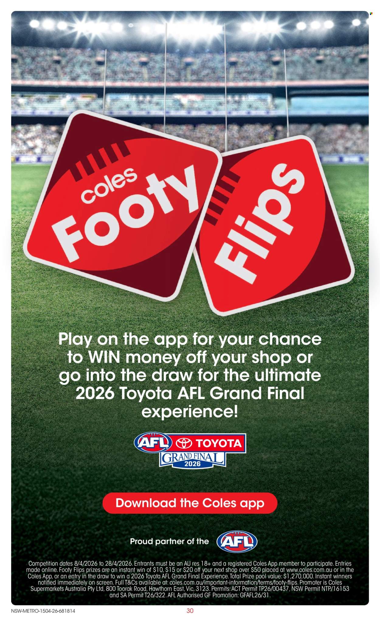 Coles catalogue - 15 Apr 2026 - 21 Apr 2026. Page 30