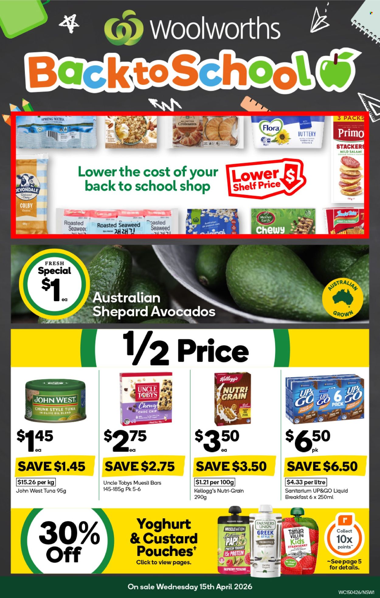 Woolworths catalogue - 15 Apr 2026 - 21 Apr 2026. Page 1