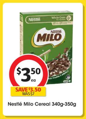 Nestlé Milo Cereal 340g-350g