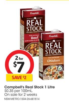 Campbell's Real Stock 1 Litre
