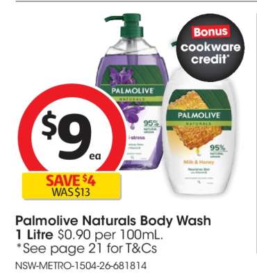 Palmolive Naturals Body Wash