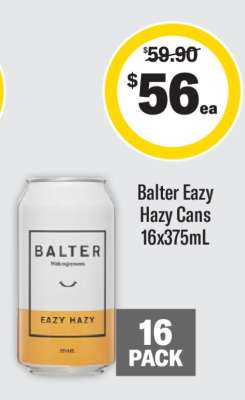Balter Eazy Hazy Cans