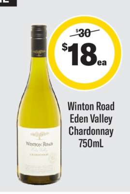 Winton Road Eden Valley Chardonnay 750mL