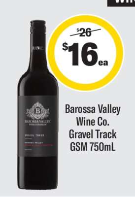 Barossa Valley Wine Co. Gravel Track GSM 750mL