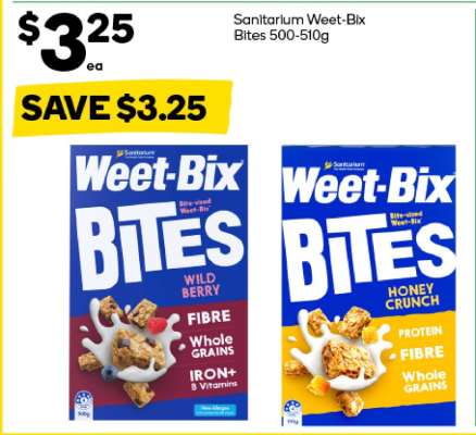 Sanitarium Weet-Bix Bites 500-510g