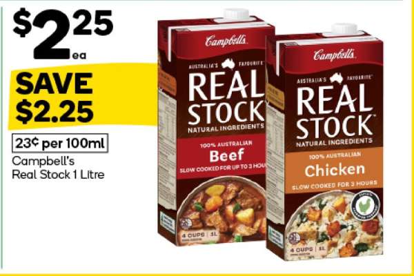 Campbell's Real Stock 1 Litre