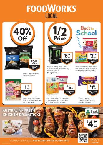 Foodworks Catalogue - 15 Apr 2026 - 21 Apr 2026.