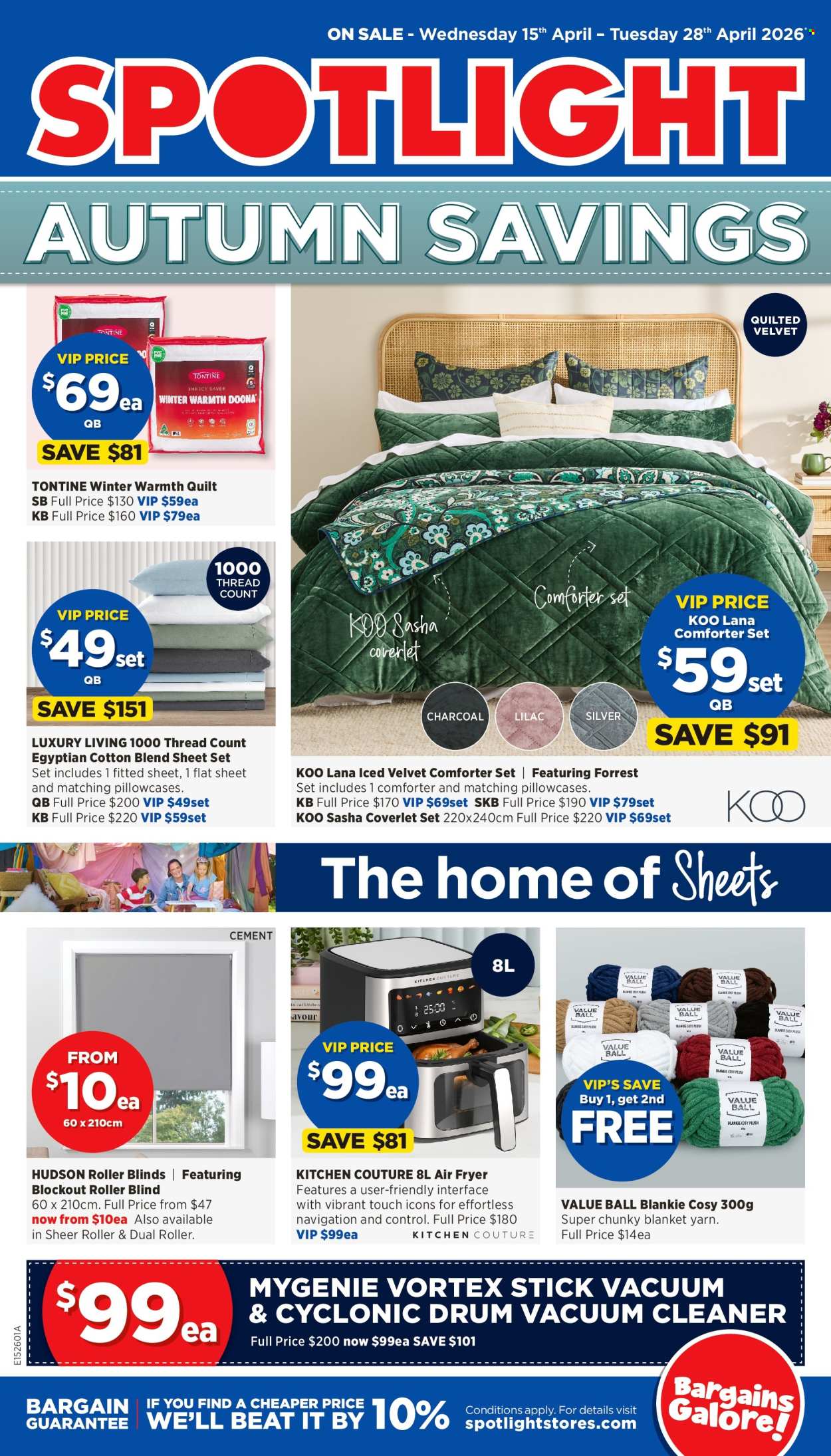 Spotlight catalogue - 15 Apr 2026 - 28 Apr 2026. Page 1