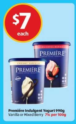 Premiére Indulgent Yogurt 990g