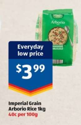 Imperial Grain Arborio Rice 1kg