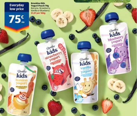 Brooklea Kids Yogurt Pouch 70g