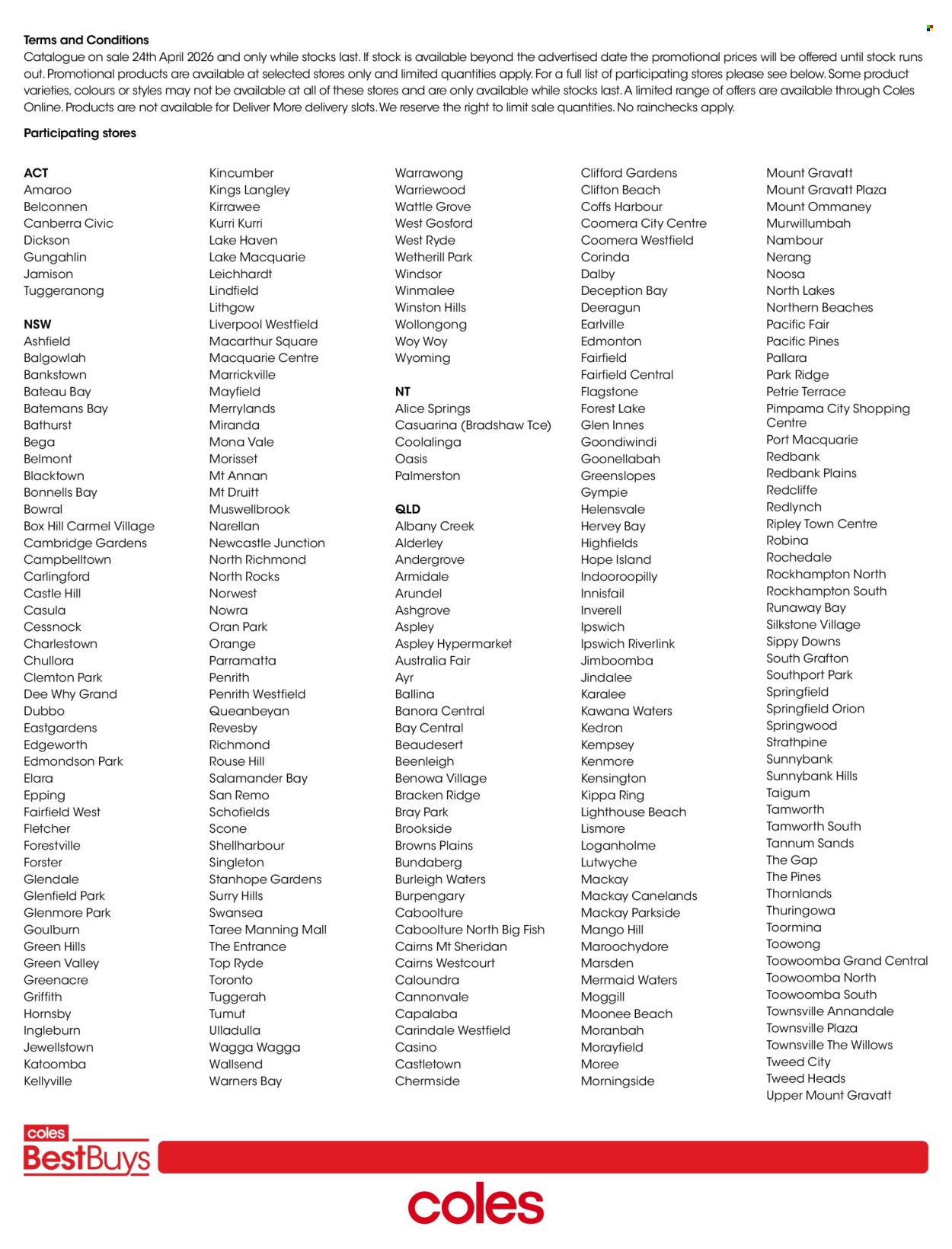 Coles catalogue - 24 Apr 2026 - 7 May 2026. Page 9