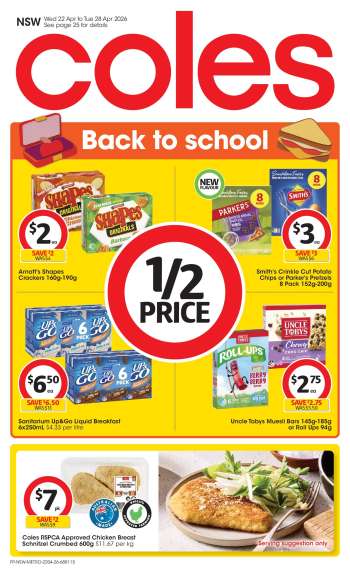 Coles Catalogue - 22 Apr 2026 - 28 Apr 2026.