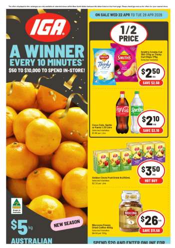 IGA Catalogue - 22 Apr 2026 - 28 Apr 2026.