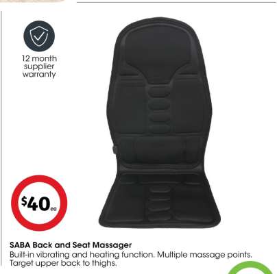 SABA Back and Seat Massager