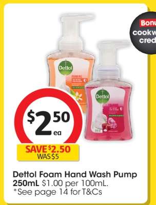 Dettol Foam Hand Wash Pump 250mL
