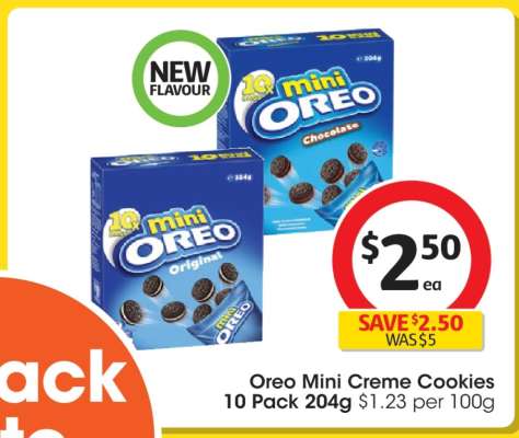 Oreo Mini Creme Cookies