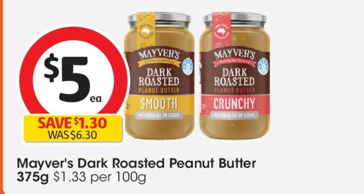 Mayver's Dark Roasted Peanut Butter