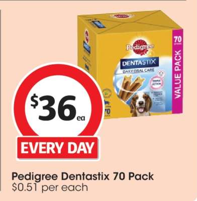Pedigree Dentastix 70 Pack