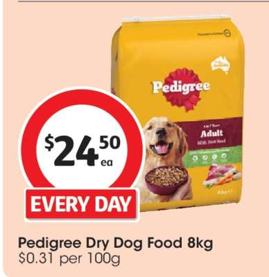 Pedigree Dry Dog Food 8kg