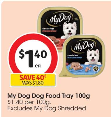 My Dog Dog Food Tray 100g