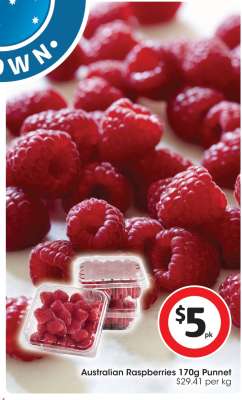 Australian Raspberries 170g Punnet